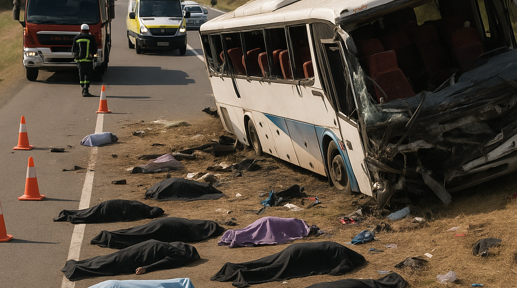 12 muertos y 10 heridos graves en un accidente de autobús en Hungría
