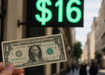 Cierra dólar abajo de $17, su menor nivel en más de 2 años