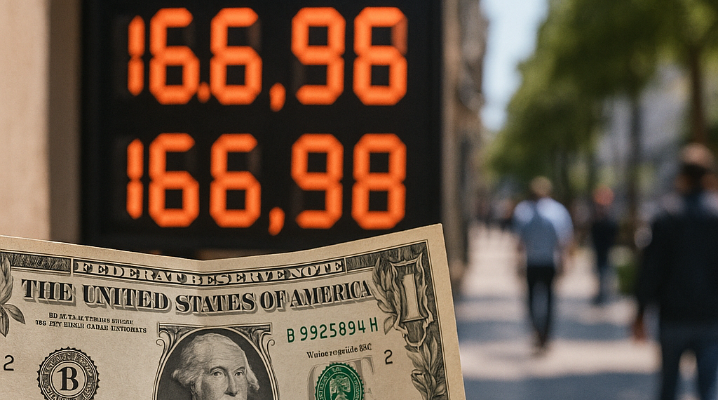 Se aproxima dólar a los $17 en el mercado internacional