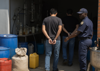 Dos mexicanos detenidos en el desmantelamiento de un laboratorio de drogas en Sudáfrica