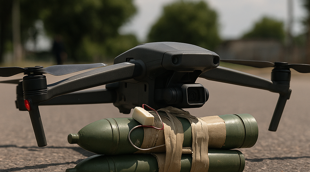 Putin, un dron con explosivos