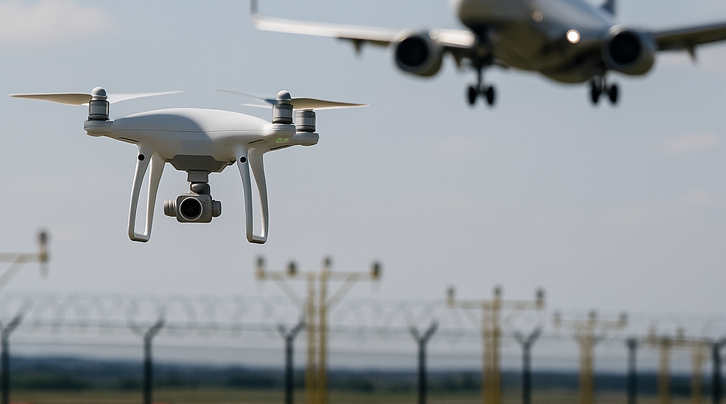 Un dron sospechoso obliga a suspender temporalmente el tráfico aéreo en el aeropuerto de Leipzig