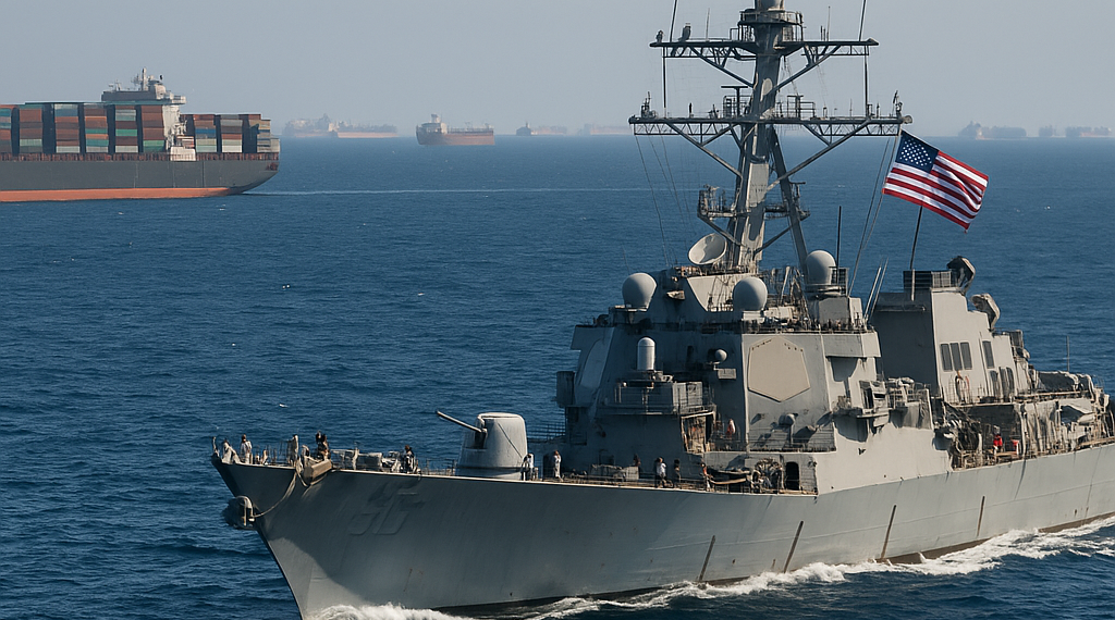 EEUU desvió 55 buques comerciales y desplegó más de 20 barcos de guerra para garantizar el bloqueo sobre los puertos iraníes