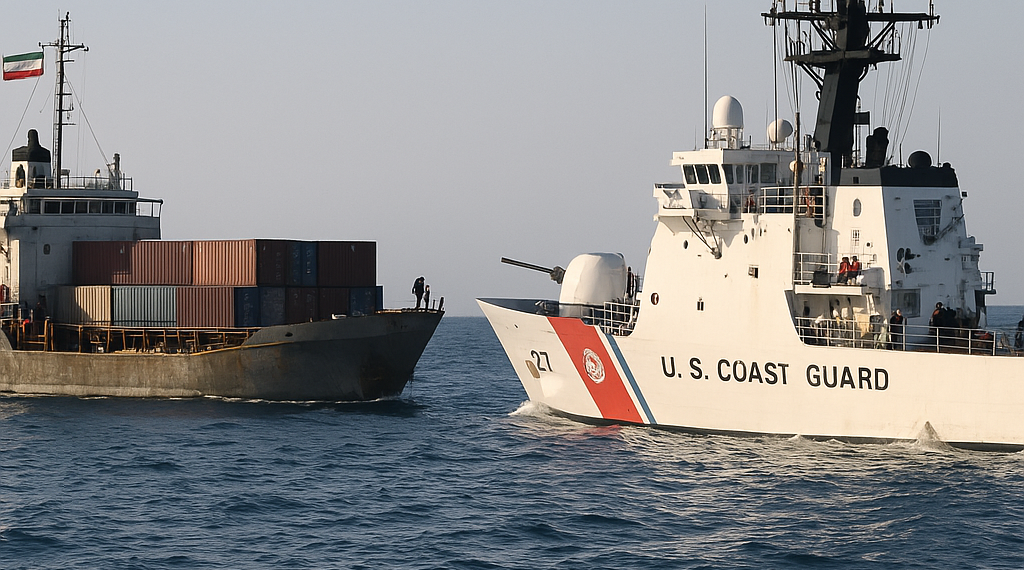 Estados Unidos interceptó más de 50 buques mercantes desde la reanudación del bloqueo naval contra Irán