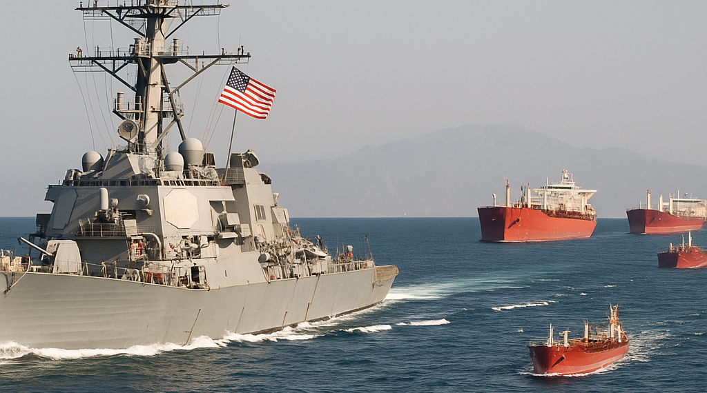 EEUU desvió 70 buques comerciales desde el inicio del nuevo bloqueo naval impuesto sobre los puertos y las costas de Irán