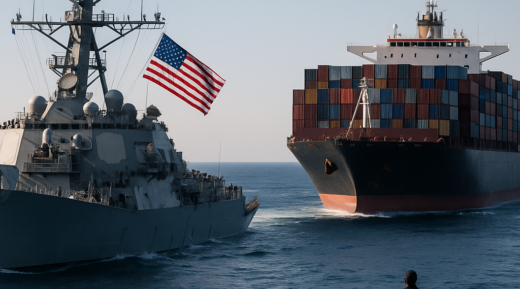 Estados Unidos desvió más de 60 buques mercantes para hacer cumplir el bloqueo marítimo sobre los puertos de Irán