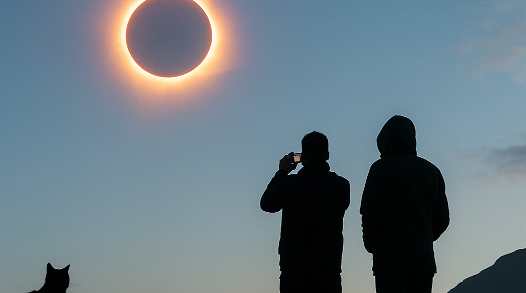 Se observa eclipse total en Islandia; avanza en España