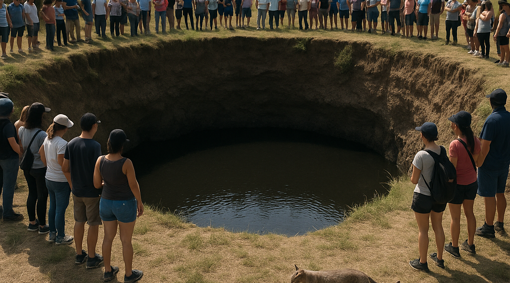 El extraño movimiento de las aguas de este pozo se ha hecho viral y atrae a centenares de curiosos
