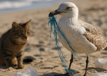 La enfermedad silenciosa que el plástico provoca en las aves marinas y condena a sus polluelos