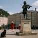 Las estatuillas de Mozart en los jardines del Palacio de Mirabell, en Salzburgo.
