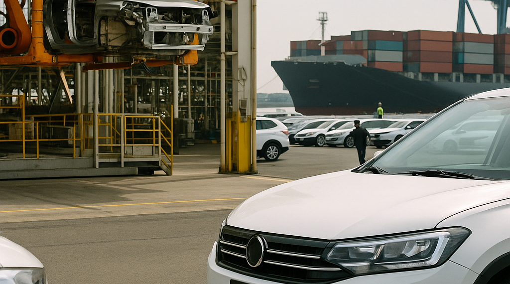 En julio, exportaciones y producción automotriz intensificaron caídas