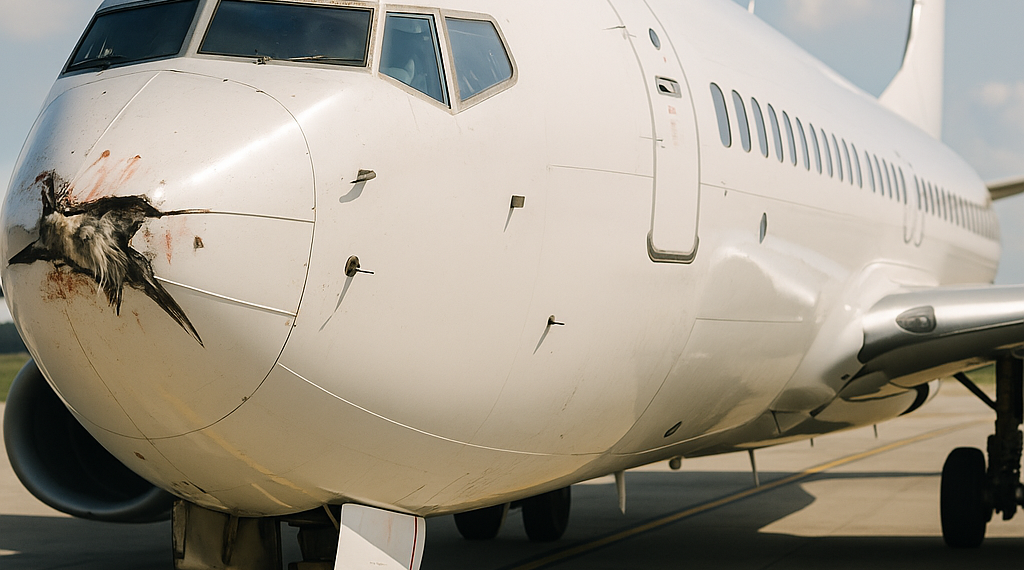 Hallaron restos de ave en el motor de un Boeing 737 que perdió una pieza en pleno vuelo y provocó la rotura de una ventanilla