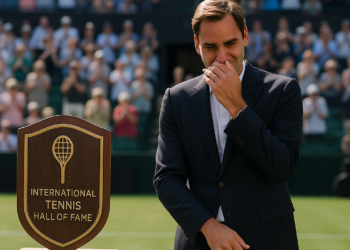 Amidst Tears and Fanfare, Roger Federer Is Inducted Into The International Tennis Hall of Fame in Newport
