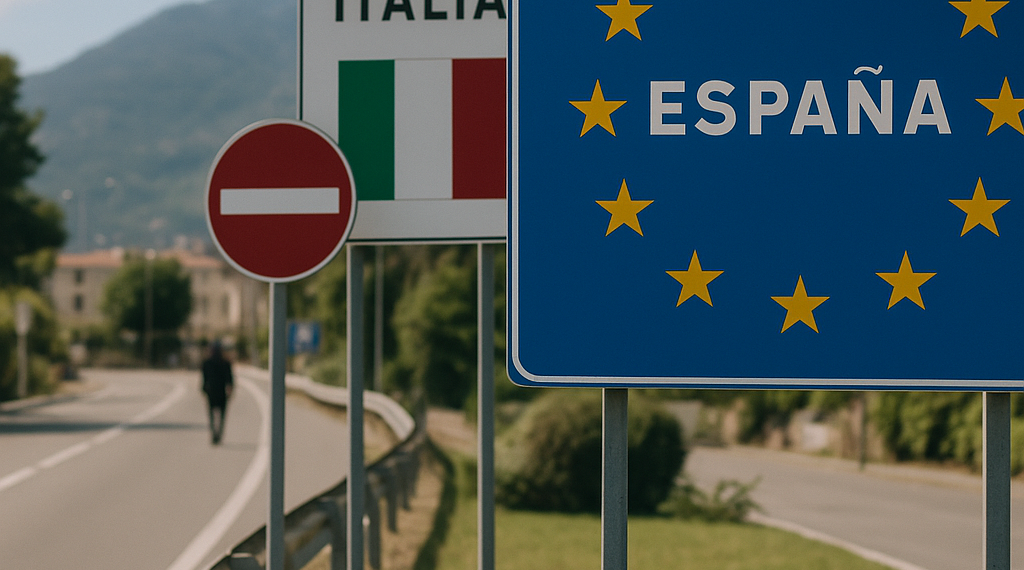 España amenaza con contramedidas a Italia si no levanta los controles fronterizos de Schengen