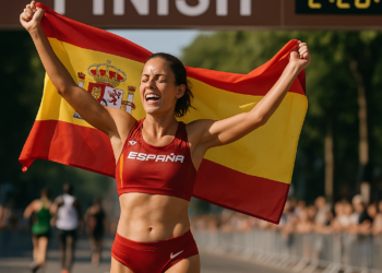 España gana un bronce por equipos femeninos en un maratón para valientes