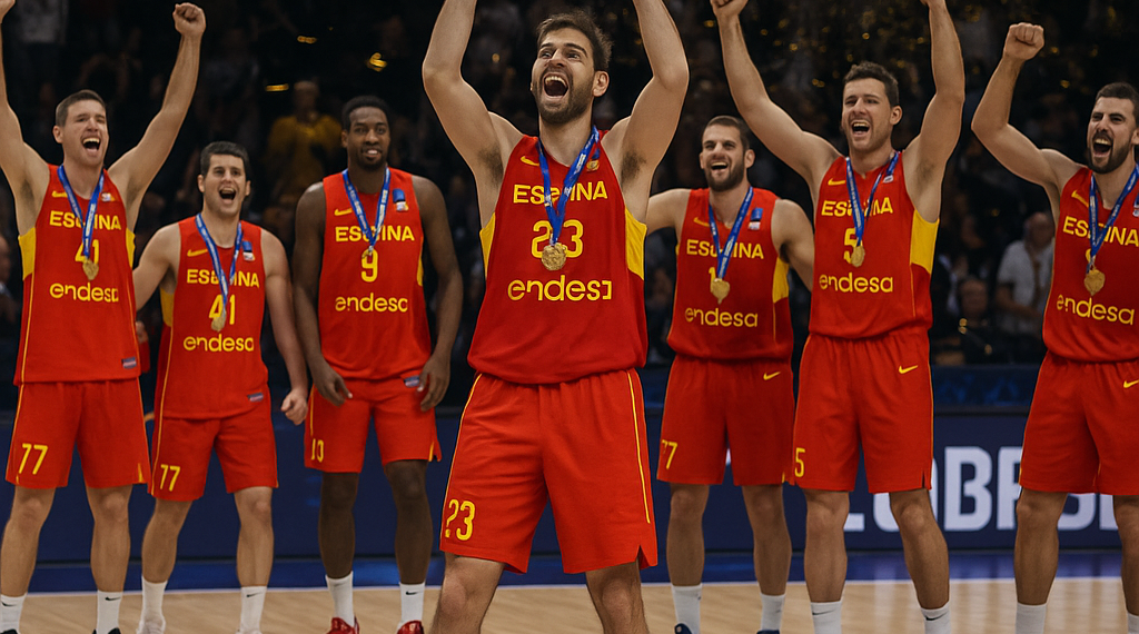 España reina en el Eurobasket tras aplastar a Francia en la final (46-82)