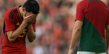 España cae ante Portugal y ve esfumarse sus opciones de clasificación en el Europeo