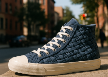 This New P.F. Flyers Collab Is Wrapped in Hand-Woven Denim