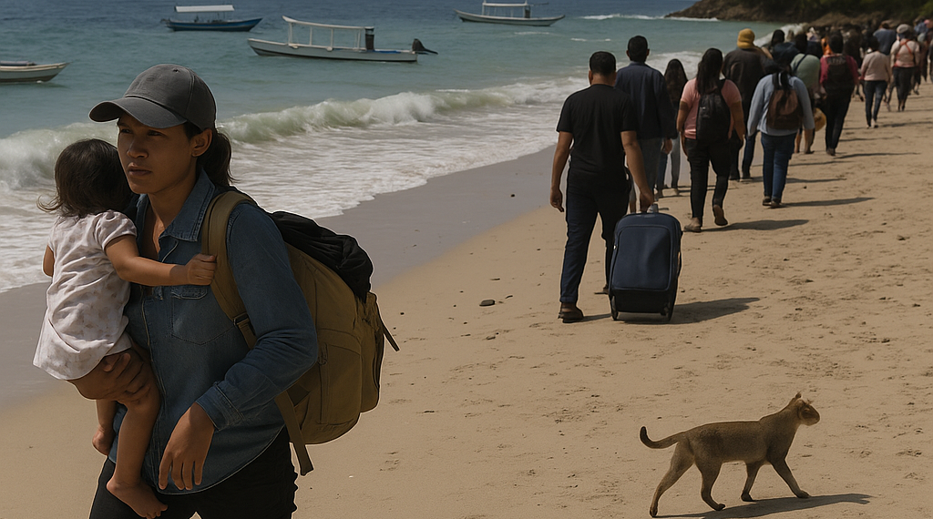 Autoridades de Indonesia piden evacuar zonas costeras de isla de Flores tras terremoto magnitud 7.7