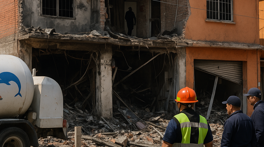 Deja 21 heridos fuga de gas de pipa en Cuernavaca