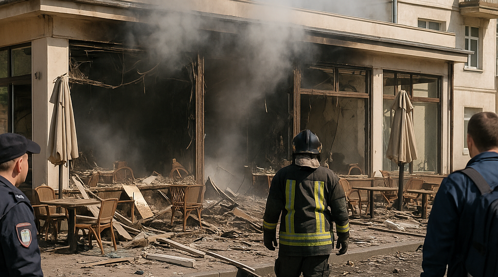 Tres muertos y 15 heridos en una explosión en una cafetería en Moscú