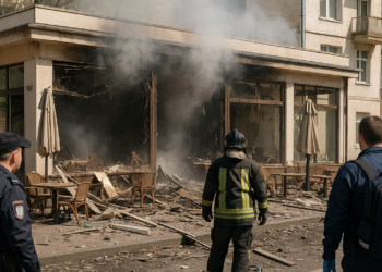 Tres muertos y 15 heridos en una explosión en una cafetería en Moscú