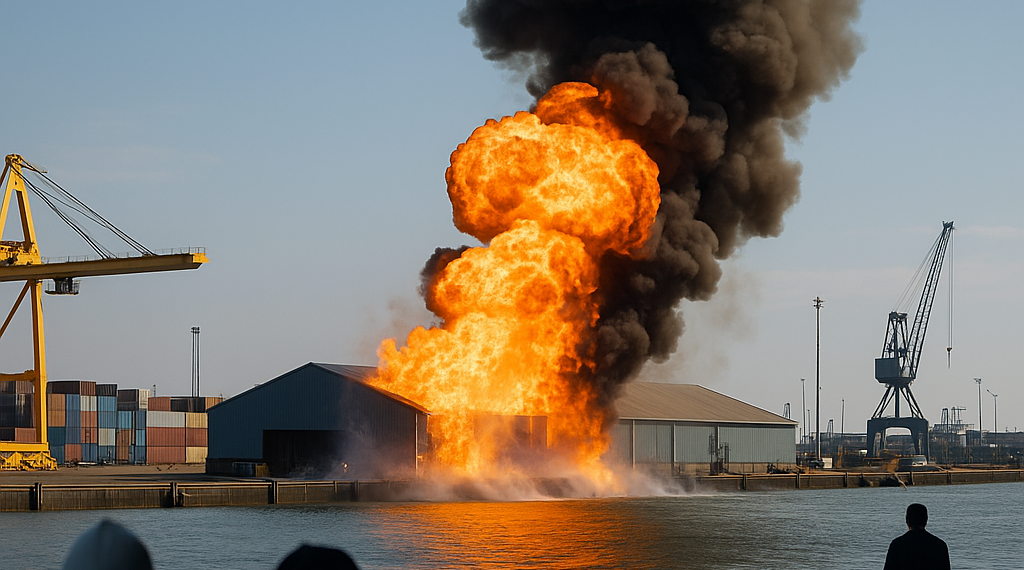 Una explosión en el puerto holandés de Róterdam deja un muerto y varios heridos