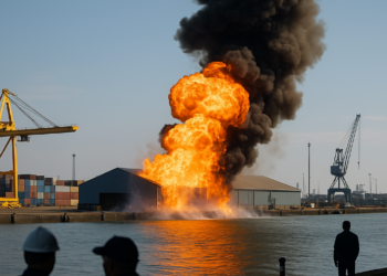 Una explosión en el puerto holandés de Róterdam deja un muerto y varios heridos