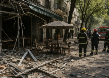 Deja 11 heridos explosión en restaurante de la Roma