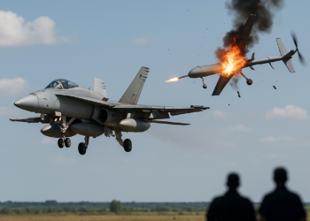 Un caza F-18 derribó un dron en Rumania tras una violación del espacio aéreo y crece la preocupación entre los miembros de la OTAN