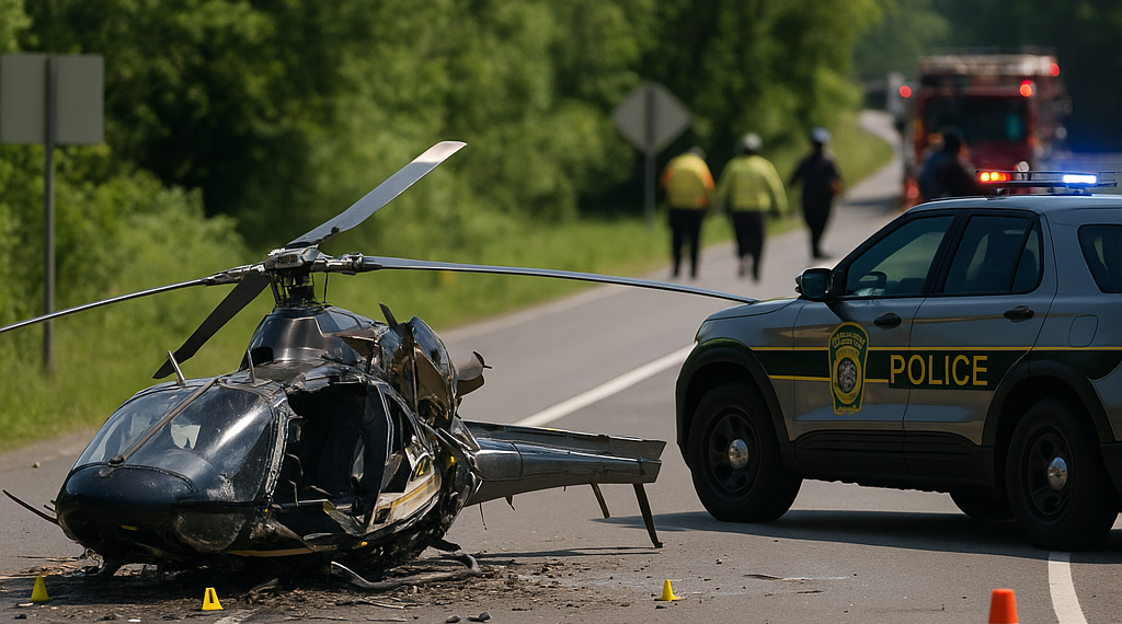 Muere el piloto de una avioneta al chocar contra un helicóptero policial en Pensilvania