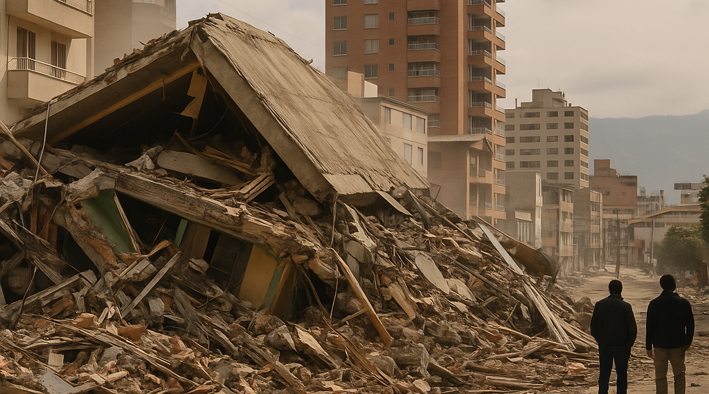 Mueren dos mexicanos por sismo en Colombia