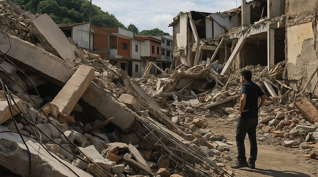 Mueren dos mexicanos por sismo en Colombia