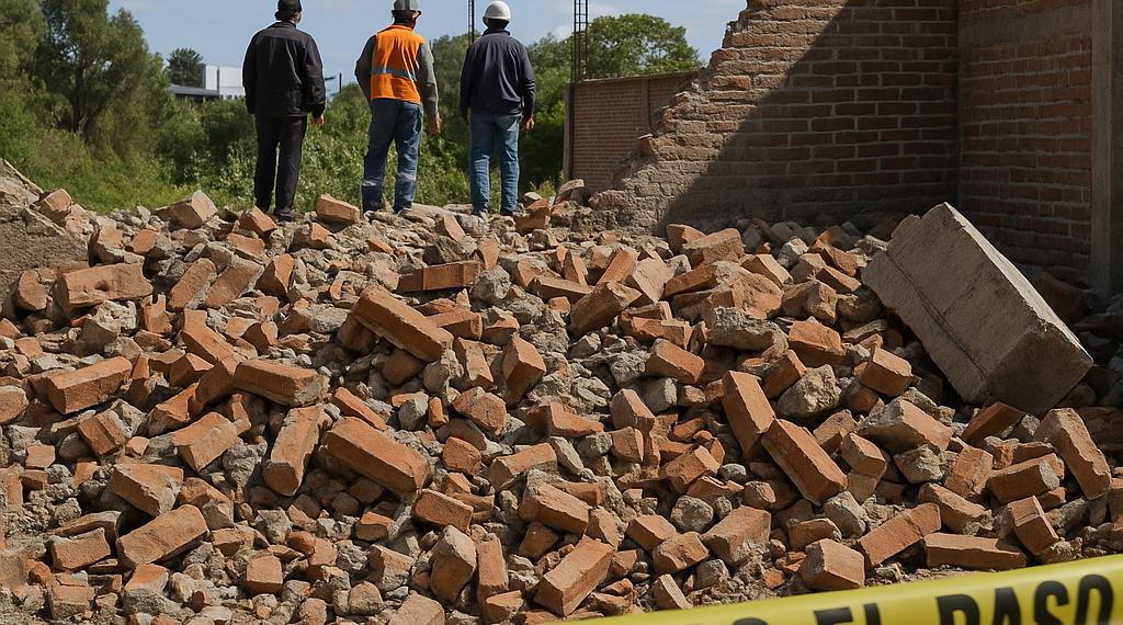 Mueren 3 obreros tras caída de muro en Tecamachalco