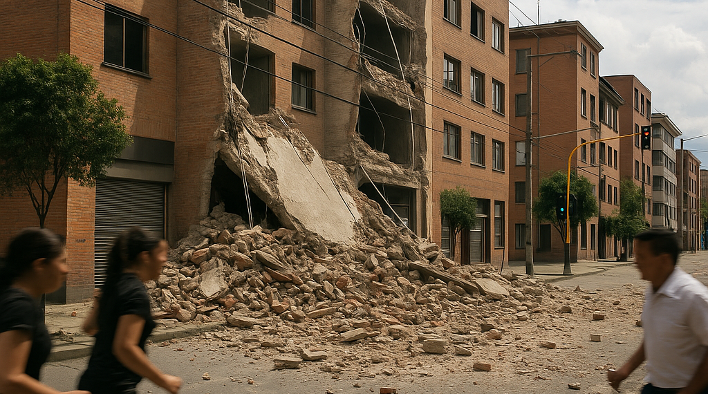 Un potente terremoto de magnitud 7,4 se siente en la mayor parte de Colombia