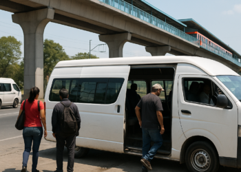 Operan bases irregulares de transporte cerca de L-2 de Metro