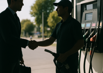 Renuevan Gobierno e IP pacto para regular precio de gasolina