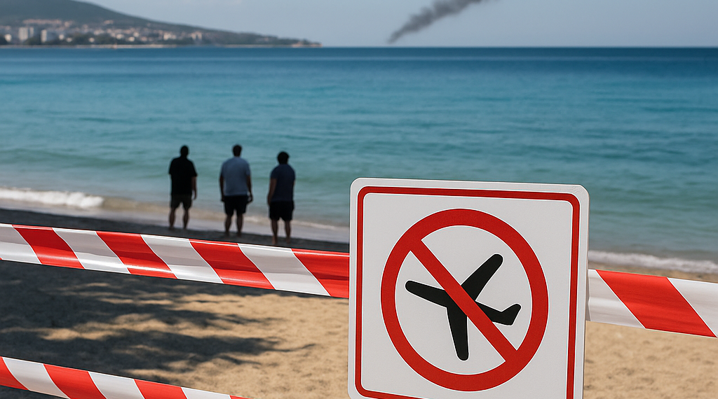 Rusia cerró las playas de la ciudad de Guelendzhik tras el ataque ucraniano con drones y puso a la región bajo alarma