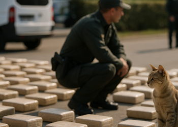 Encuentran 469 kilos de droga en paquetes con la cara de Haaland