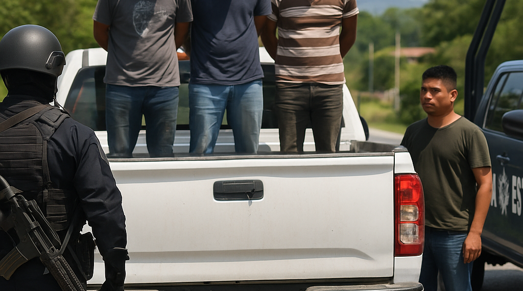 Harfuch confirma captura de "Cadenudo" y presuntos integrantes de "Los Cuatetes" en Chiapas