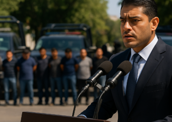 Harfuch anuncia la captura de 12 extorsionadores en Michoacán, entre ellos "El X1"