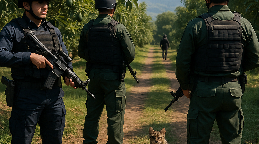 Revisan Harfuch y Trevilla blindaje a aguacateros