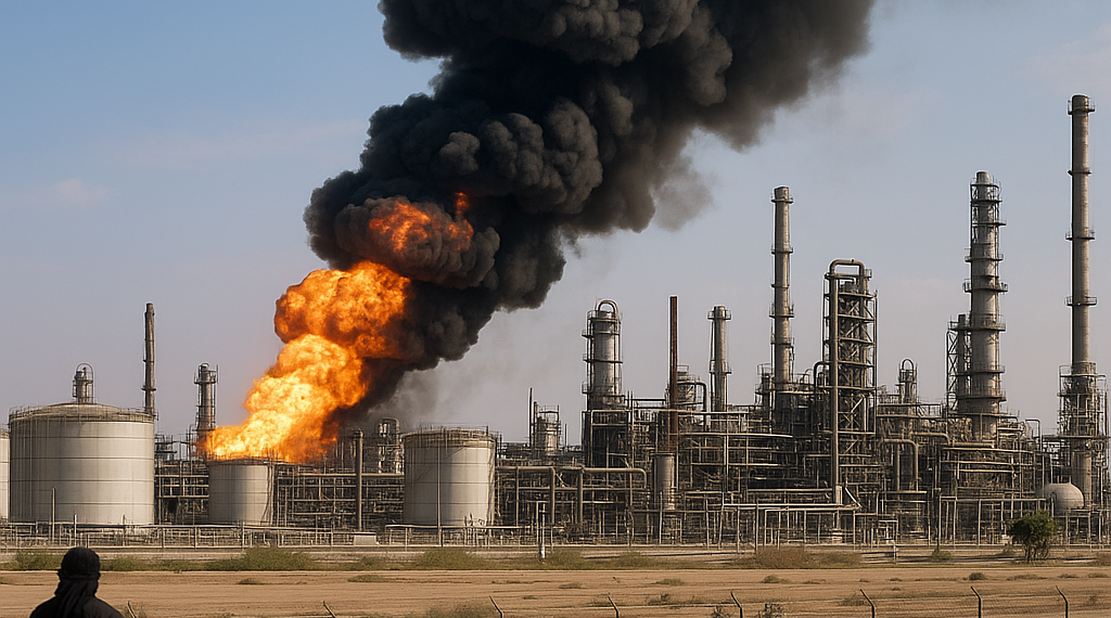 Los rebeldes hutíes lanzaron un nuevo ataque contra una refinería de Aramco en Arabia Saudita