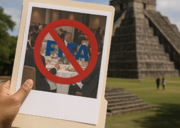 ...Y omite el INAH cena de FIFA en sus registros