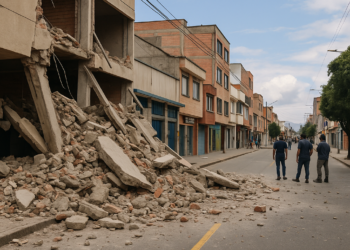Las imágenes del terremoto de intensidad 7,4 que ha sacudido Colombia