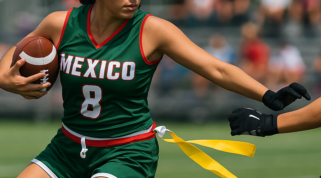 Dramático triunfo de México para ir a Semis en Flag Football