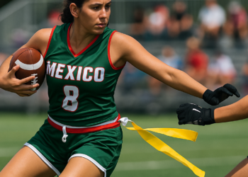 Dramático triunfo de México para ir a Semis en Flag Football