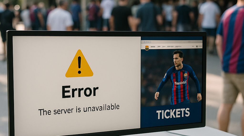 Enorme tirón del Barça: el servidor del Basilea se paraliza por el aluvión de peticiones de entradas
