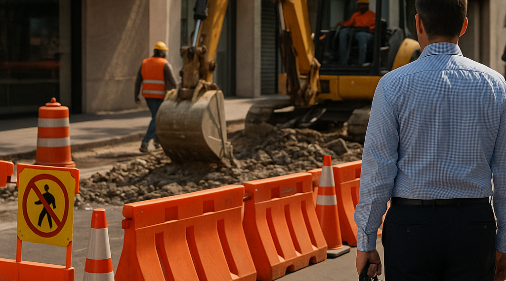 Empresas contienen impacto por obras que atraviesan la zona urbana de Querétaro