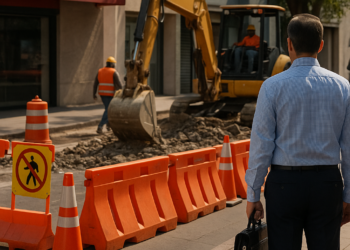 Empresas contienen impacto por obras que atraviesan la zona urbana de Querétaro